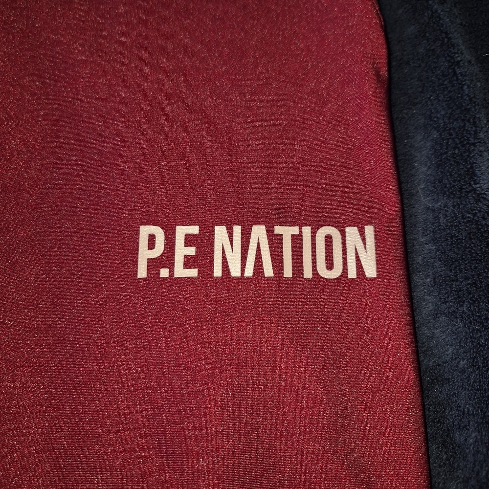 P.E Nation Red Raspberry Compression Leggings - Picture 4 of 5